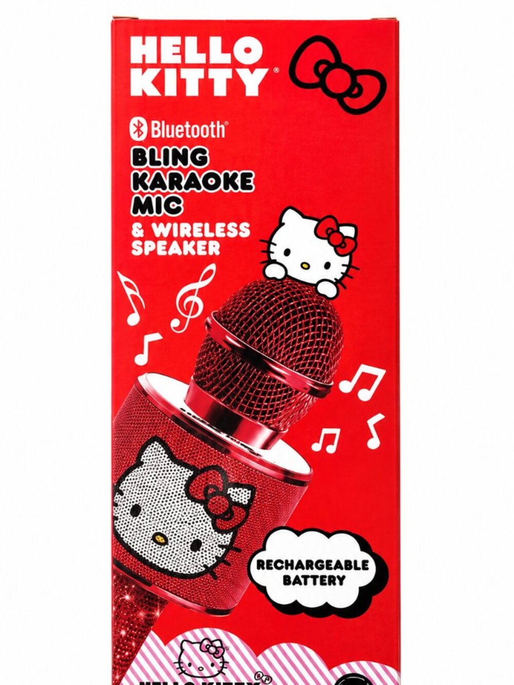 Hello Kitty Bling Bluetooth Karaoke Microphone & Wireless Speaker